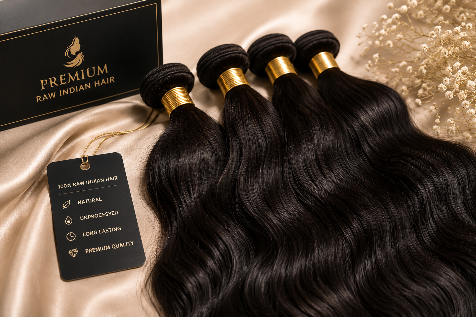 real raw indian hair bundles