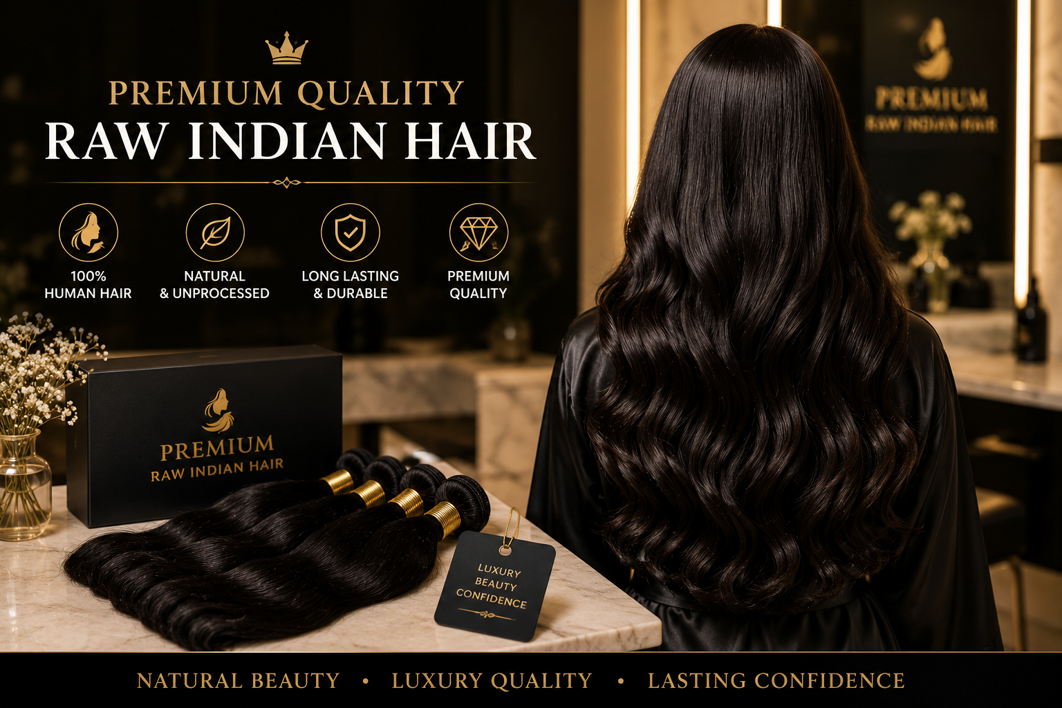 premium raw indian hair extensions